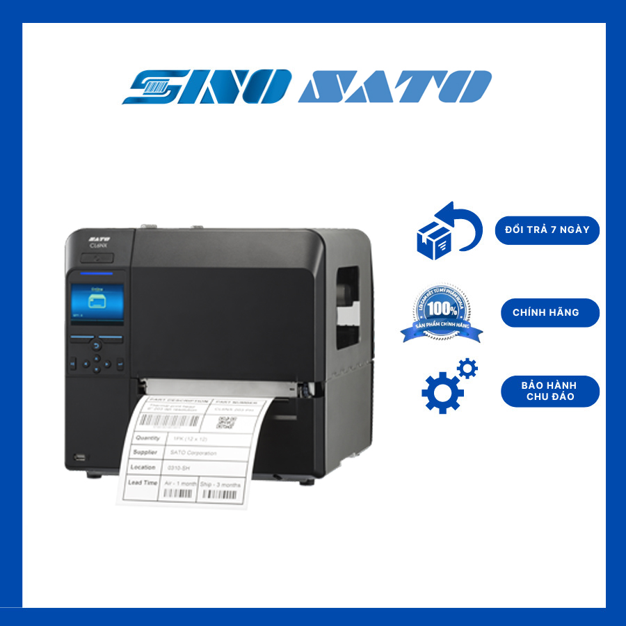 Máy in mã vạch công nghiệp Sato CL6NX